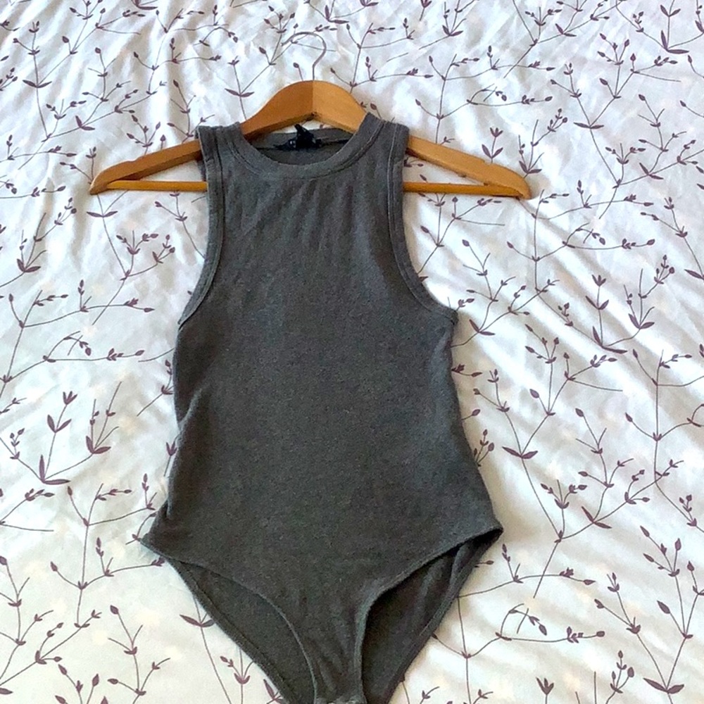 Grey bodysuit